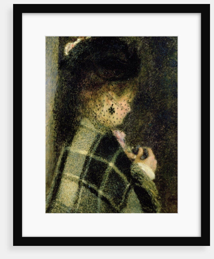 Young Woman with a Small Veil, c.1875 by Pierre Auguste Renoir