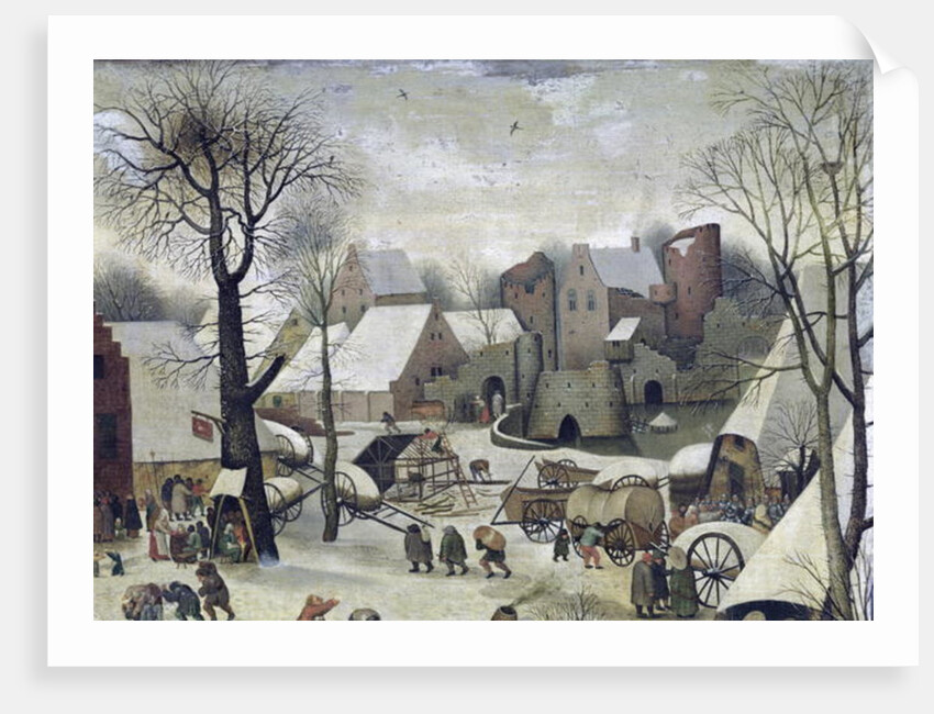The Census at Bethlehem by Pieter the Elder Bruegel