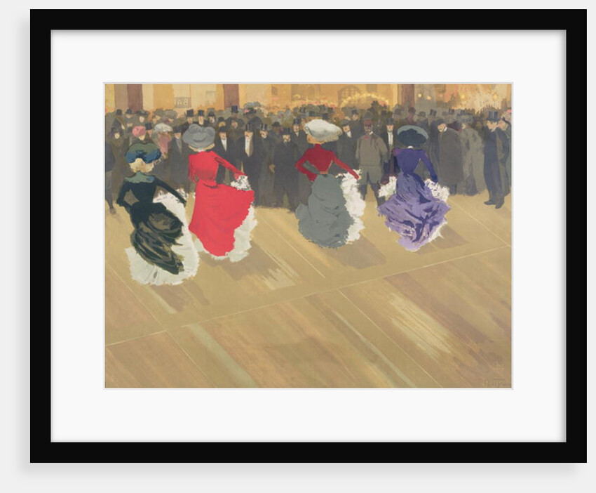 Women Dancing the Can-Can by Louis Abel-Truchet
