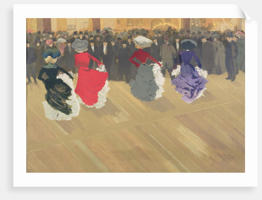 Women Dancing the Can-Can by Louis Abel-Truchet
