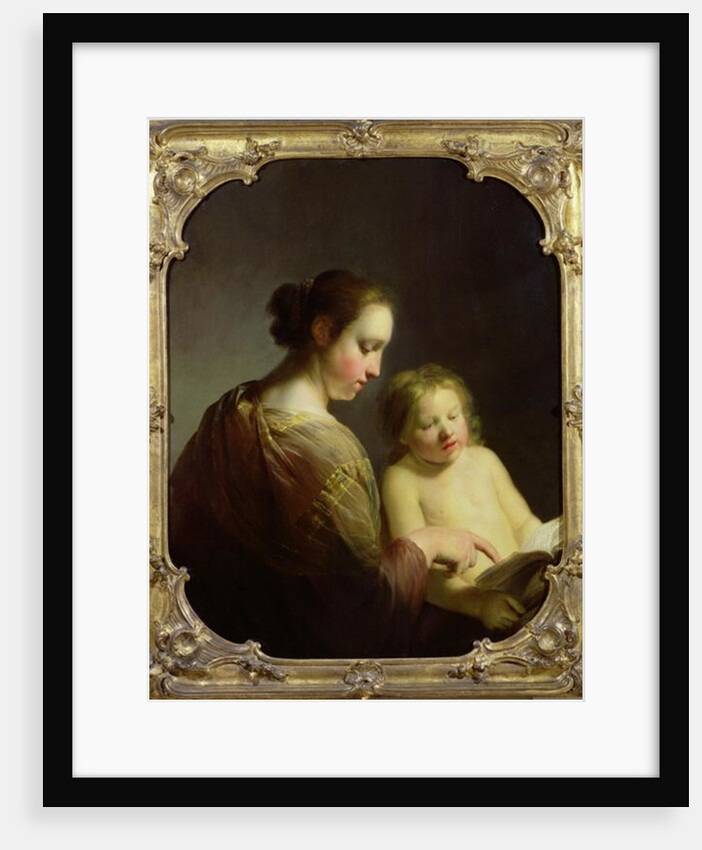 The Virgin Teaching the Infant Christ to Read, c.1630 by Pieter Fransz. de Grebber