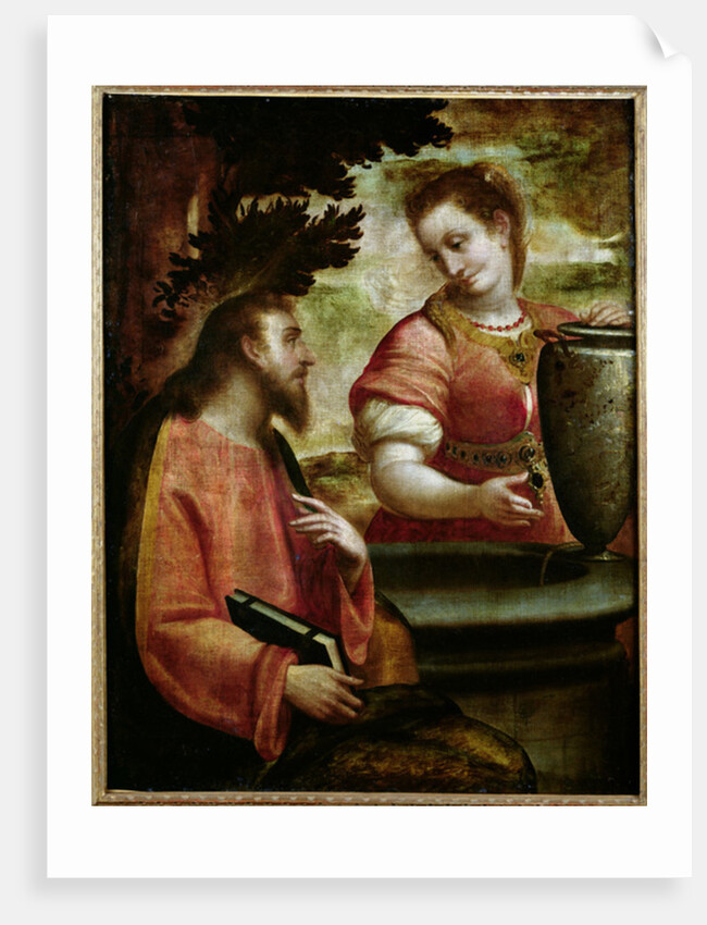 Christ and the Woman of Samaria, c.1575-80 by Luca Cambiaso