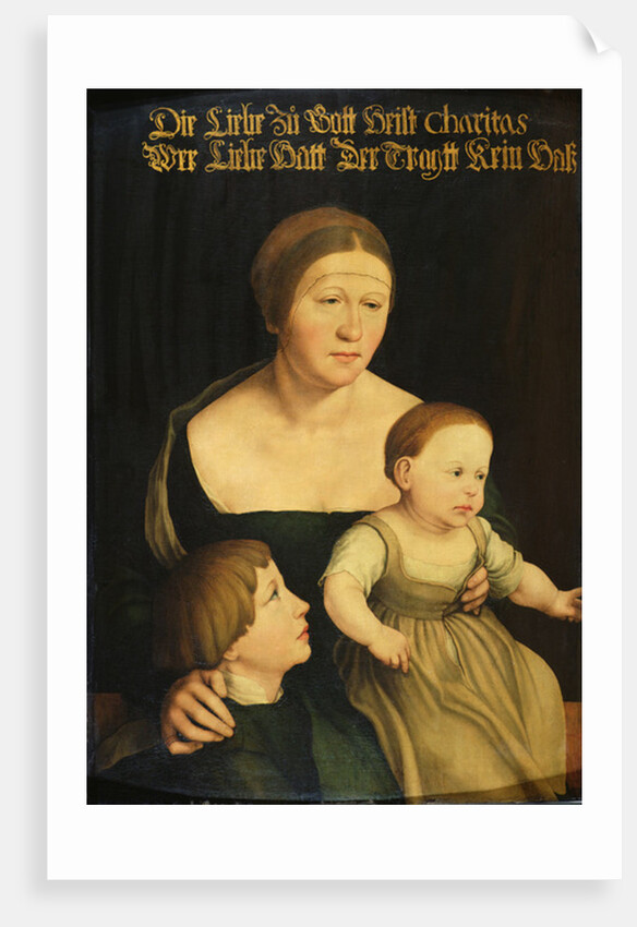 Charity or The Family of the Artist, c.1528 by Hans Holbein the Younger