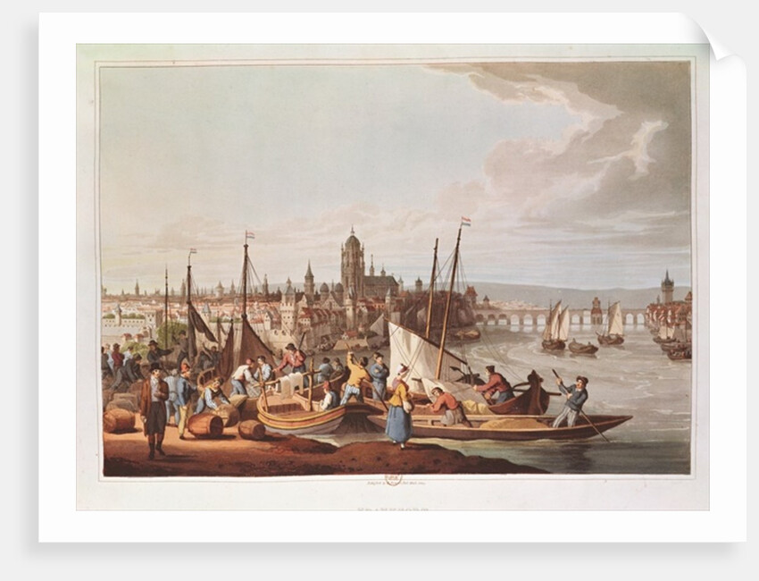 View of Frankfurt, 1814 by German School