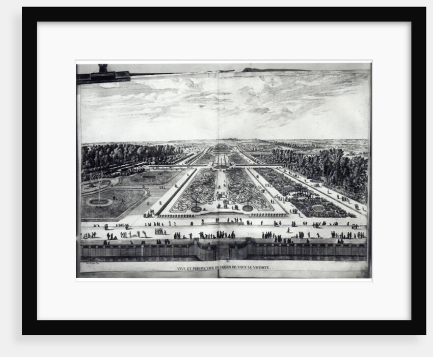 Perspective View of the Garden of Vaux-le-Vicomte by Israel the Younger Silvestre