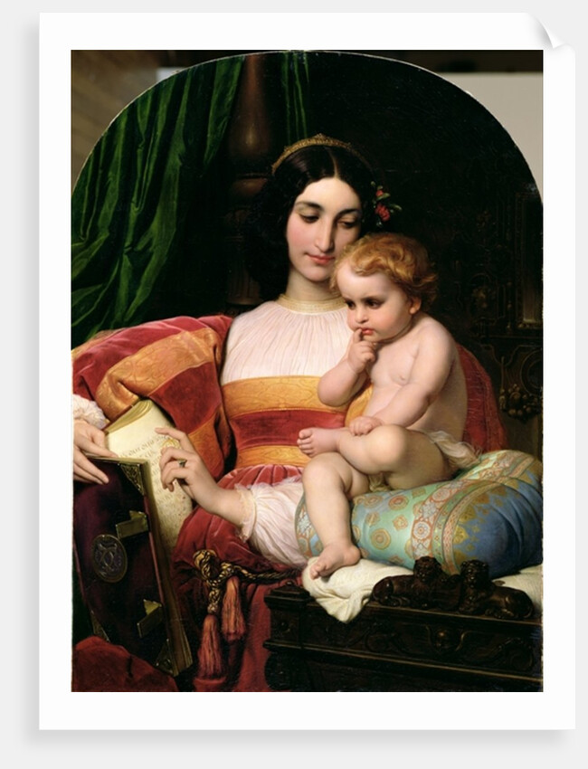 The Childhood of Pico della Mirandola 1842 by Hippolyte Delaroche