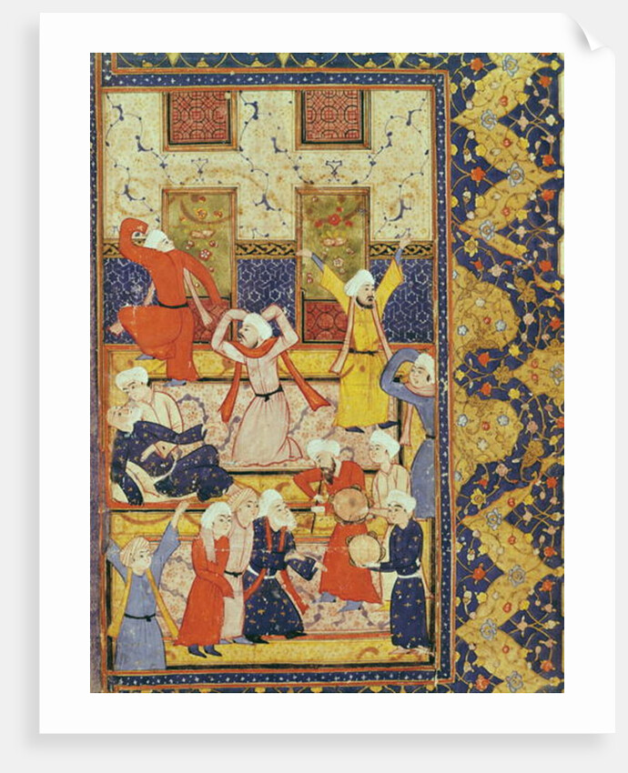 Fol.5r Initiation dance by School Persian