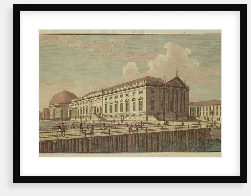 View of the Opera House in Berlin, 1773 by Johann Georg Rosenberg
