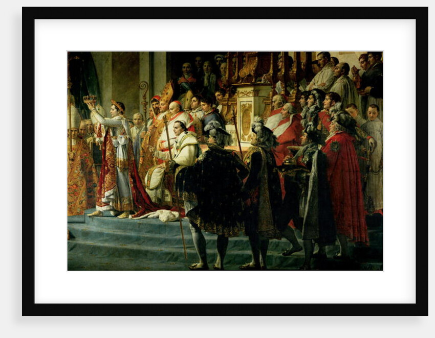 The Consecration of the Emperor Napoleon and the Coronation of the Empress Josephine by Pope Pius VII 2nd December 1804, 1807 by Jacques Louis David