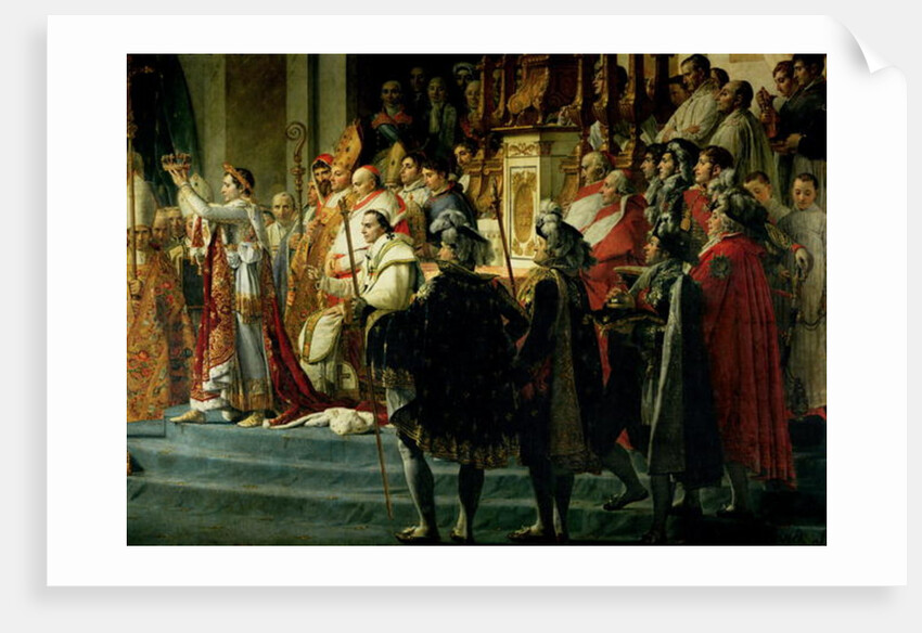 The Consecration of the Emperor Napoleon and the Coronation of the Empress Josephine by Pope Pius VII 2nd December 1804, 1807 by Jacques Louis David