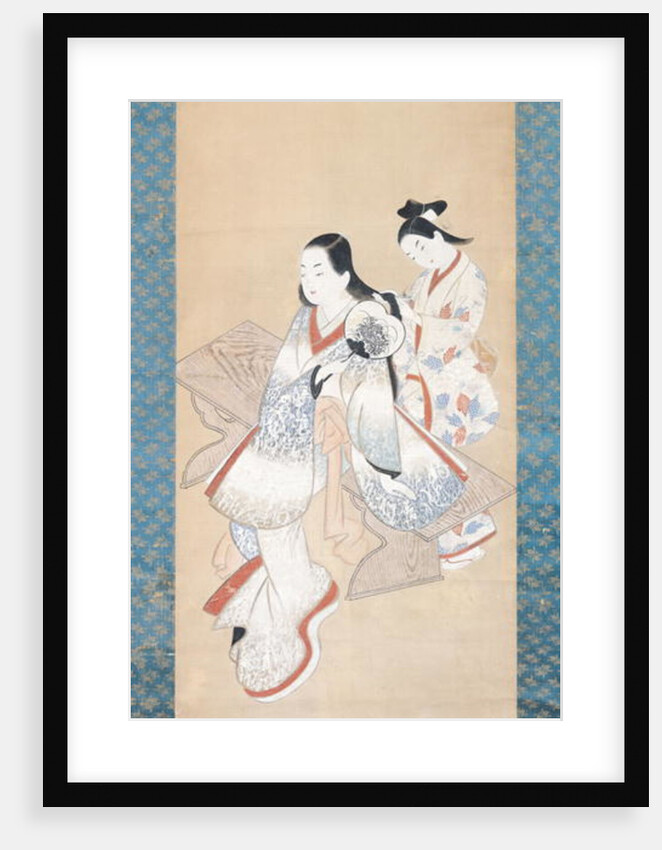 The Courtesan's Coiffure, c.1700-14 by Ando Kaigetsudo