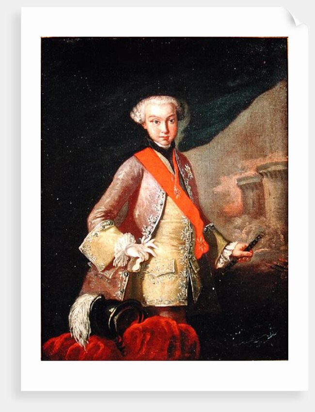 Portrait of Louis Antoine Henri de Bourbon Conde Duke of Enghien by French School