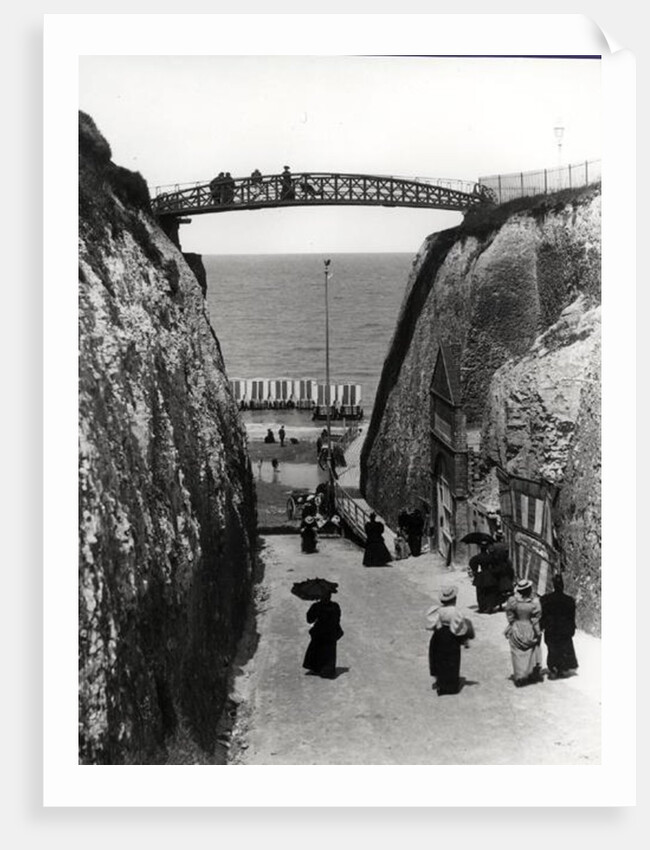Newgate Gap, Margate, c.1900 by French Photographer