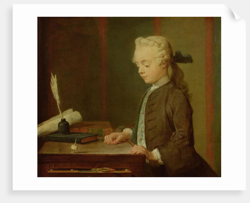 Child with a Teetotum, 1738 by Jean-Baptiste Simeon Chardin