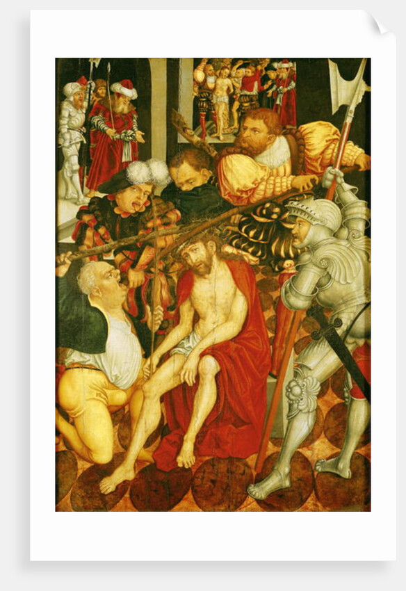 The Mocking of Christ by Lucas The Elder Cranach