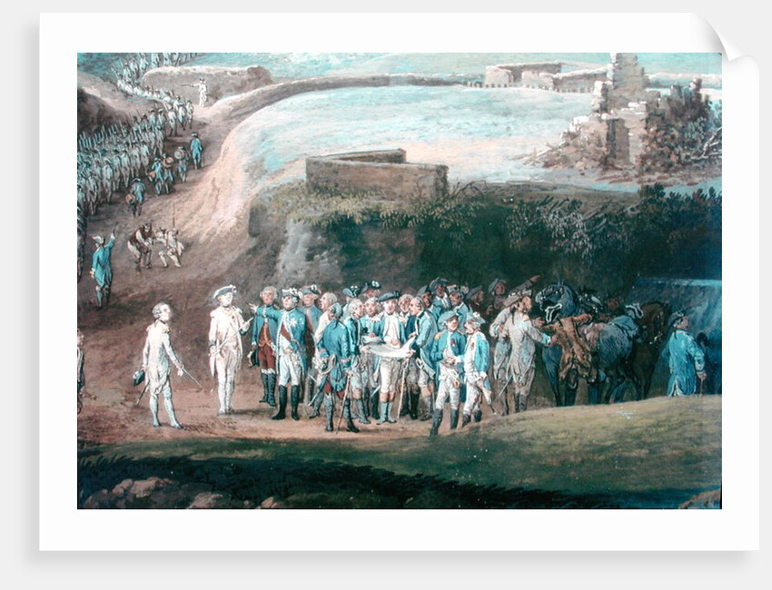 The Siege of Yorktown, 1st-17th October 1781 by Louis Nicolas van Blarenberghe