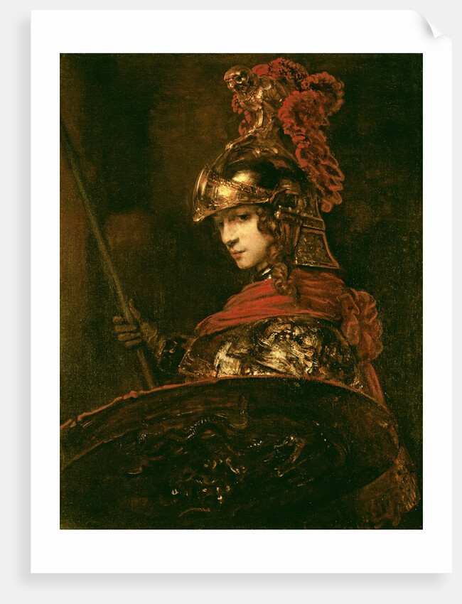 Pallas Athena or, Armoured Figure, 1664-65 by Rembrandt Harmensz. van Rijn