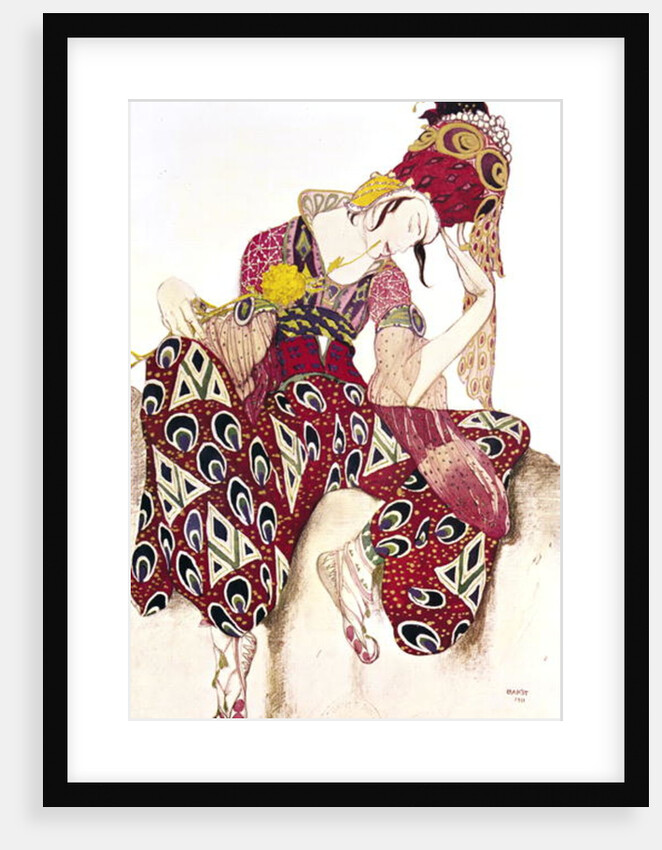Costume design for Nijinsky in the ballet 'La Peri' by Paul Dukas, 1911 by Leon Bakst