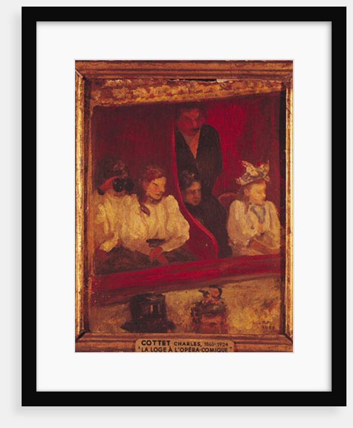 Box at the Opera-Comique, 1887 by Charles Cottet