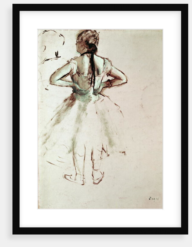 Dancer viewed from the back by Edgar Degas