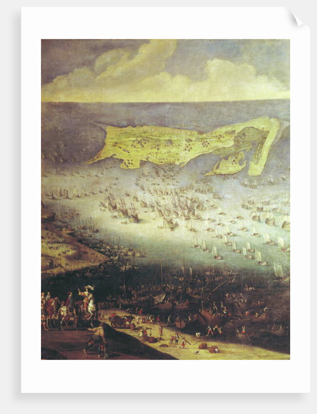 The Lifting of the Siege of the Ile de Re, 8th November 1627 by French School
