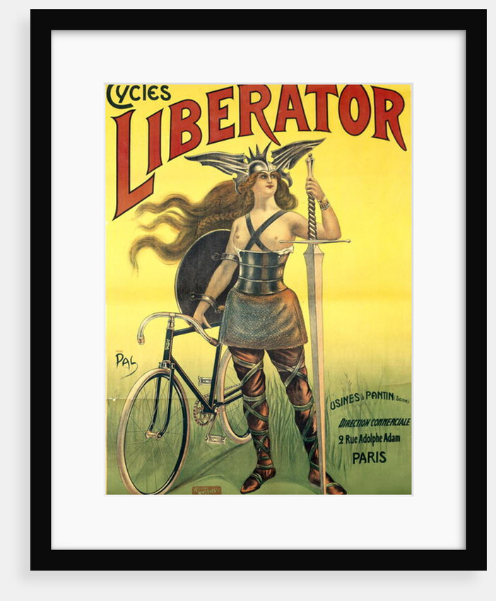Poster advertising 'Cycles Liberator' from Pantin, printed by Kossoth et Cie, Paris by Pal