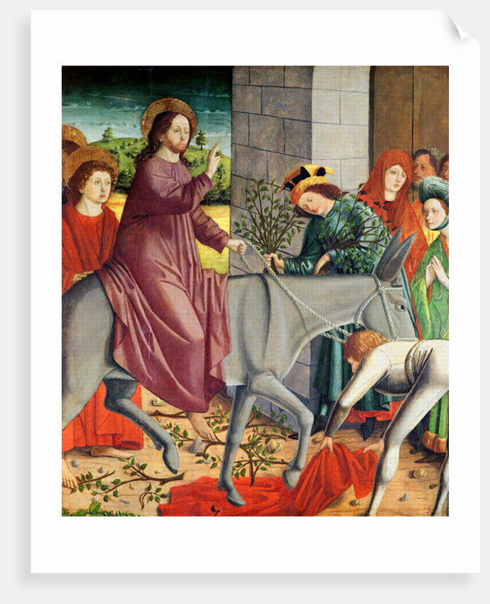 The Entry of Christ into Jerusalem by Michael Pacher