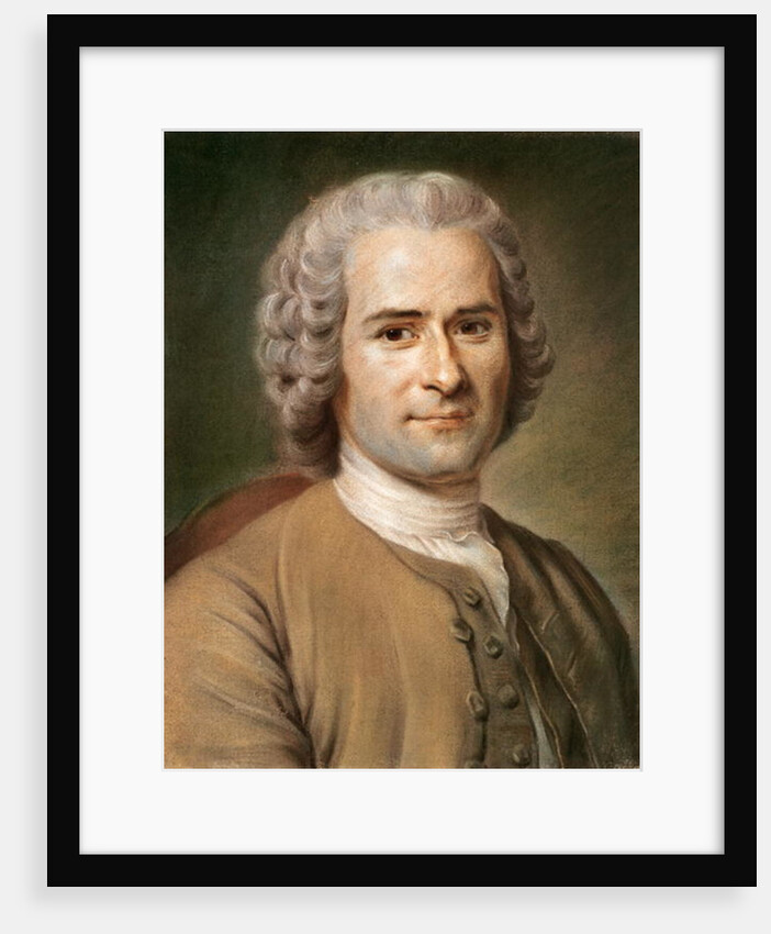 Jean-Jacques Rousseau, 1753 by Maurice Quentin de la (after) Tour