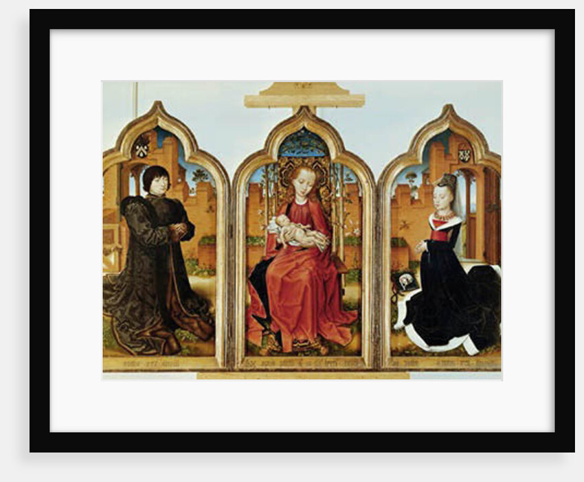 Triptych of Jean de Witte, 1473 by Flemish School