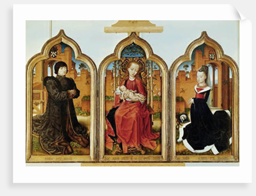 Triptych of Jean de Witte, 1473 by Flemish School