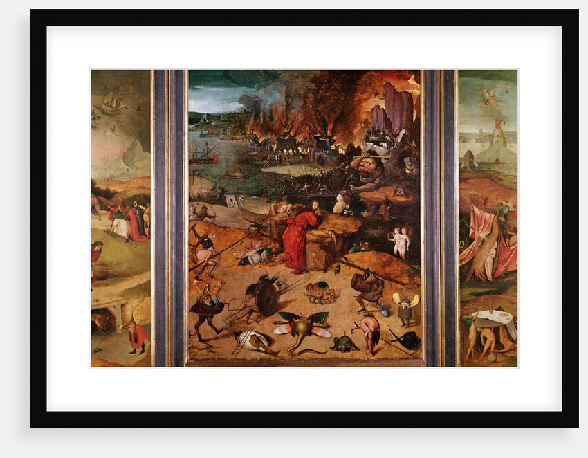 Triptych of the Temptation of St. Anthony by Hieronymus Bosch