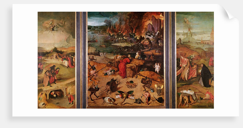 Triptych of the Temptation of St. Anthony by Hieronymus Bosch