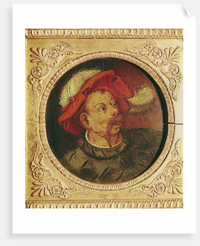 Head of a Lansquenet by Pieter the Elder Bruegel