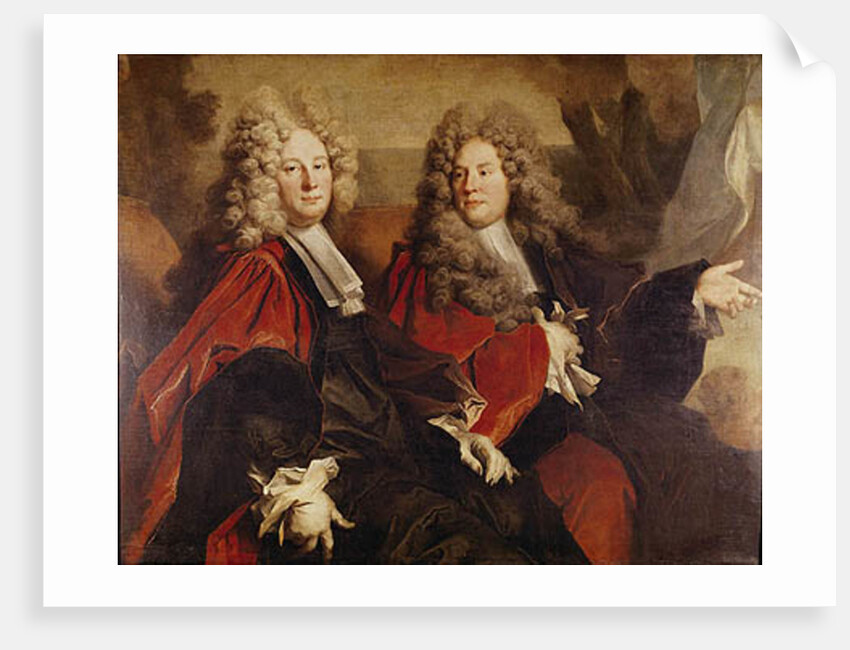 Portrait of Alderman Hugues Desnots and Alderman Bouhet, elected in 1702 by Nicolas de Largilliere