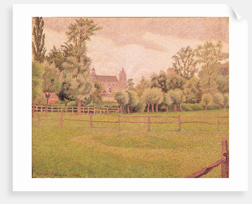 The Cathedral at Gisors, 1888 by Lucien Pissarro