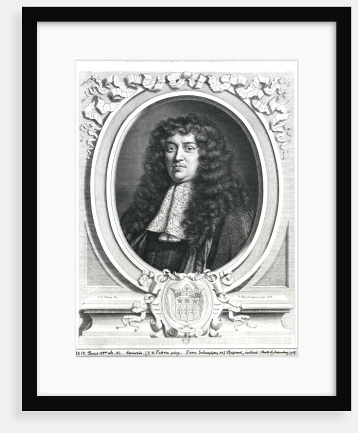 Francois-Michel Le Tellier Marquis of Louvois by Claude Lefebvre