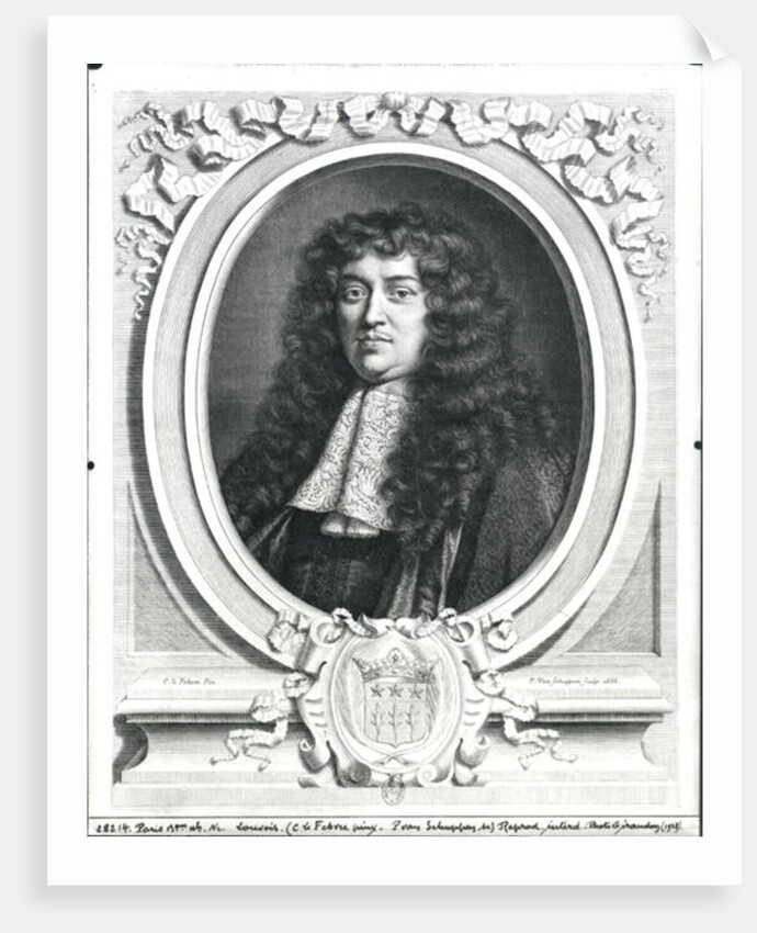 Francois-Michel Le Tellier Marquis of Louvois by Claude Lefebvre