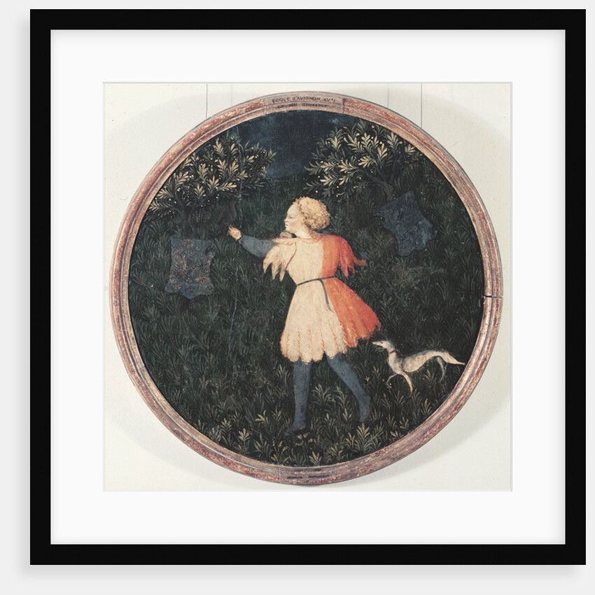 Young falconer, Florentine School by Master of the Judgement of Paris