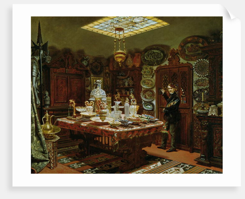 Interior of Monsieur Sauvageot's Collection Room, 1856 by Arthur Henri Roberts