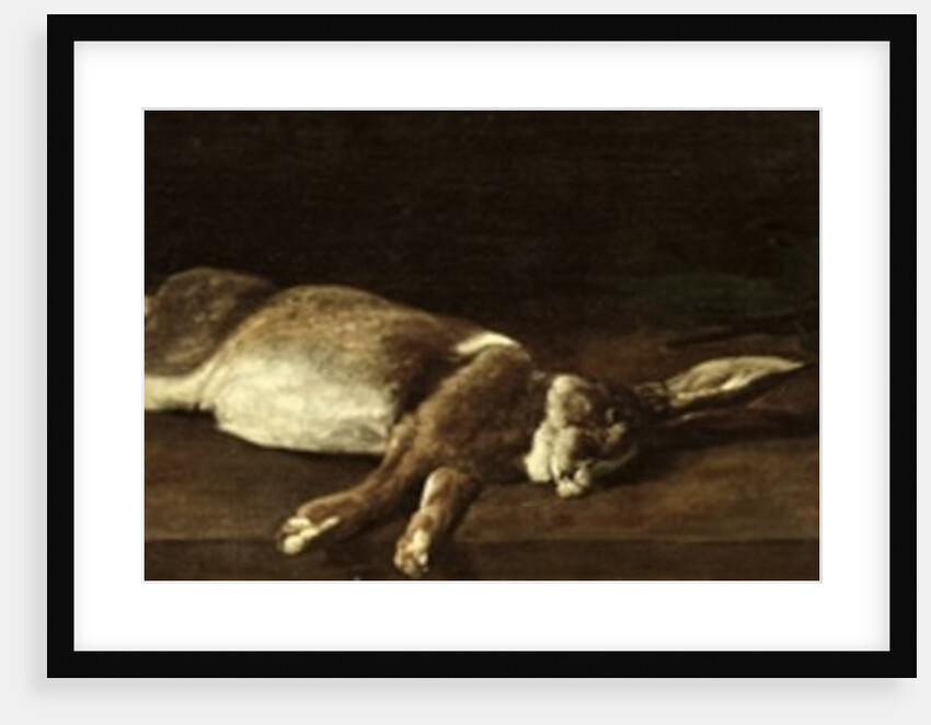 Still Life with a Hare, 1863 by Francois Bonvin
