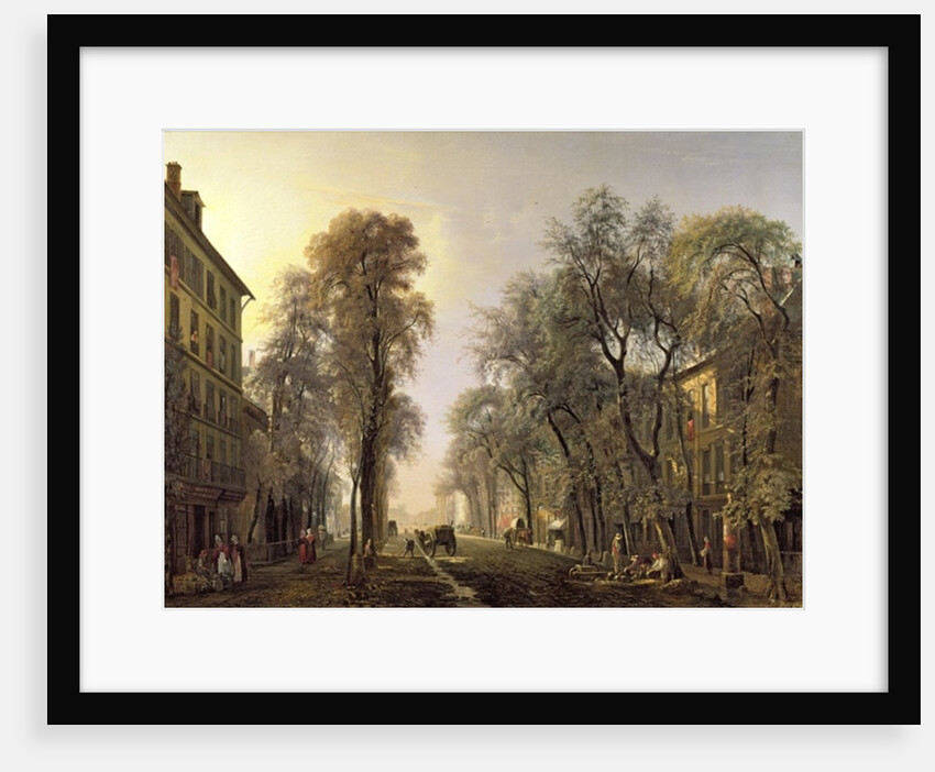 Boulevard Poissonniere in 1834 by Isidore Dagnan