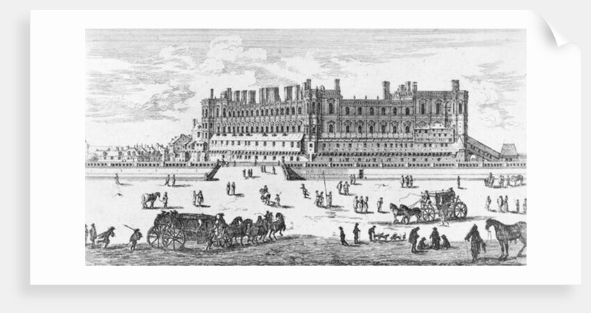 View of the Chateau de Saint-Germain-en-Laye, 1658 by Israel the Younger Silvestre