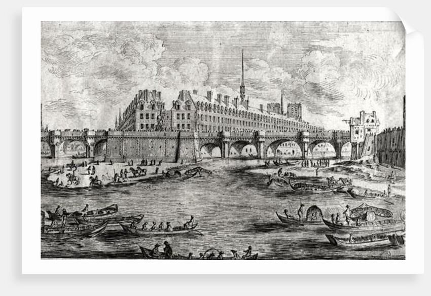 View of the Pont Neuf and the Isle du Palais, Paris by Israel the Younger Silvestre