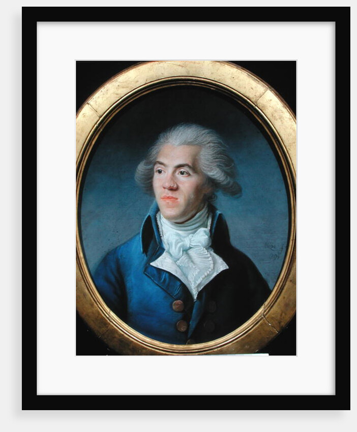 Portrait presumed to be Antoine Barnave 1791 by Joseph Boze