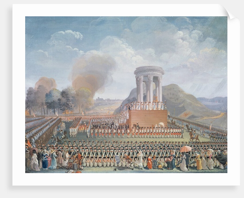 Festival of the Federation, 14th July 1790 by Jean Alexis Cornu