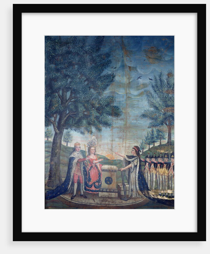 Oath of the King, the Queen, the Nation and the National Guard at the Festival of the Federation, 14th July 1790 by Dubois