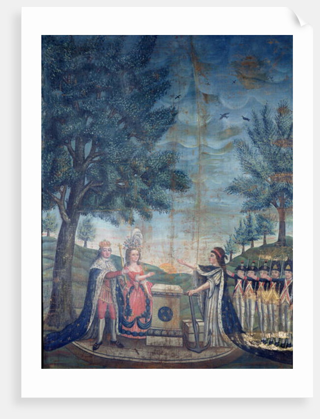 Oath of the King, the Queen, the Nation and the National Guard at the Festival of the Federation, 14th July 1790 by Dubois