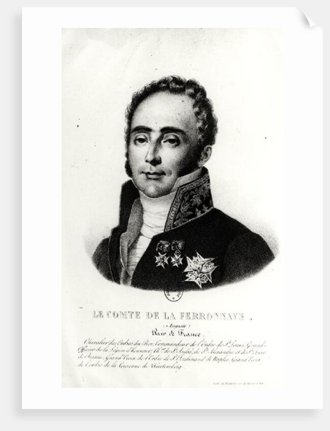 Count Auguste de la Ferronays by Francois Le Villain