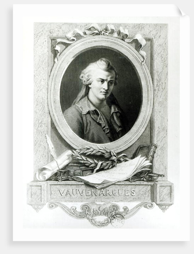 Luc de Clapiers Marquis of Vauvenargues by Charles Amedee Colin