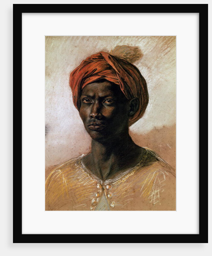 Portrait of a Turk in a Turban, c.1826 by Ferdinand Victor Eugene Delacroix